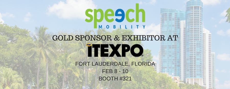Speech Mobility Joins ITEXPO Florida 2017 as Gold Sponsor